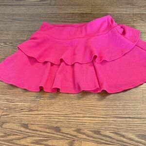 Sls Apparel Pink Ruffled Kids Skirt Size Large